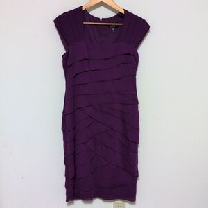 Adrianna Papell Women's Sleeveless Midi Length Dress Size 8